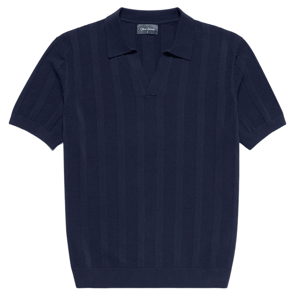 Oliver Sweeney Hundon Knitted Buttonless Polo