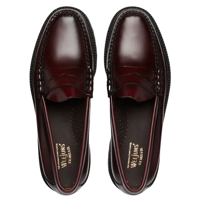 Bass 2025 weejuns burgundy