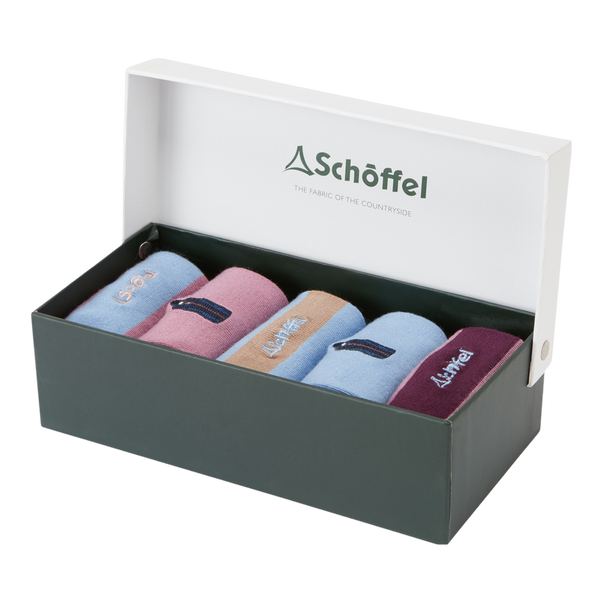 Schoffel Women's Bamboo Sock (set Of 5)