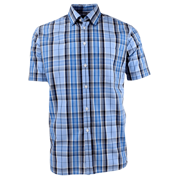 Viyella Madrass Check Short Sleeve Shirt