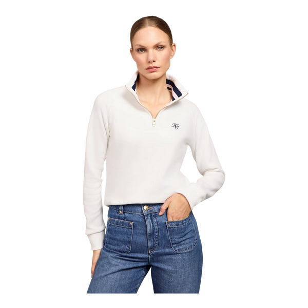 Holland Cooper Burford Quarter Zip Neck Sweat