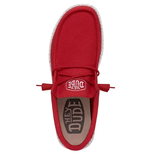 Hey Dude Shoes Wally Slub Canvas Shoe for Men