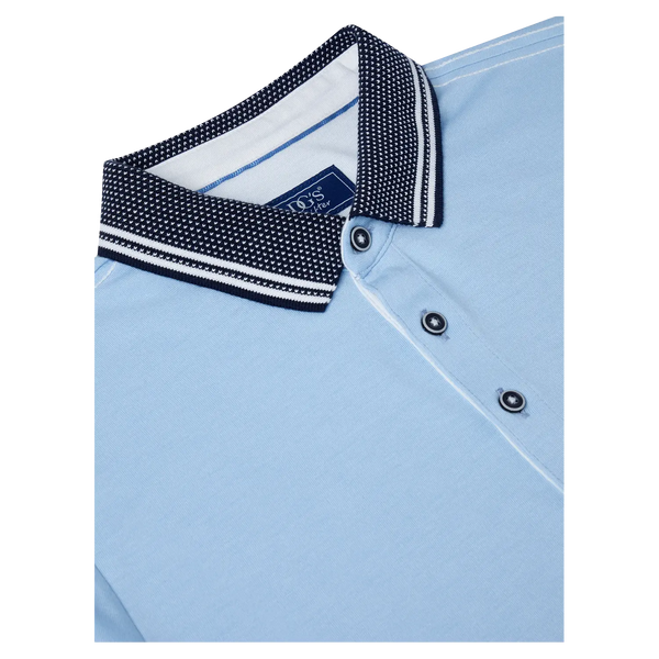 Daniel Grahame Collar & Cuff Tipped Polo for Men