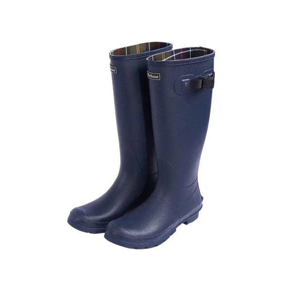 Barbour Bede Wellington Boots for Men in Navy