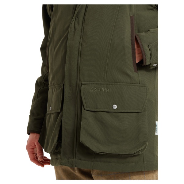 Schoffel Ptarmigan Classic Coat in Hunter Green