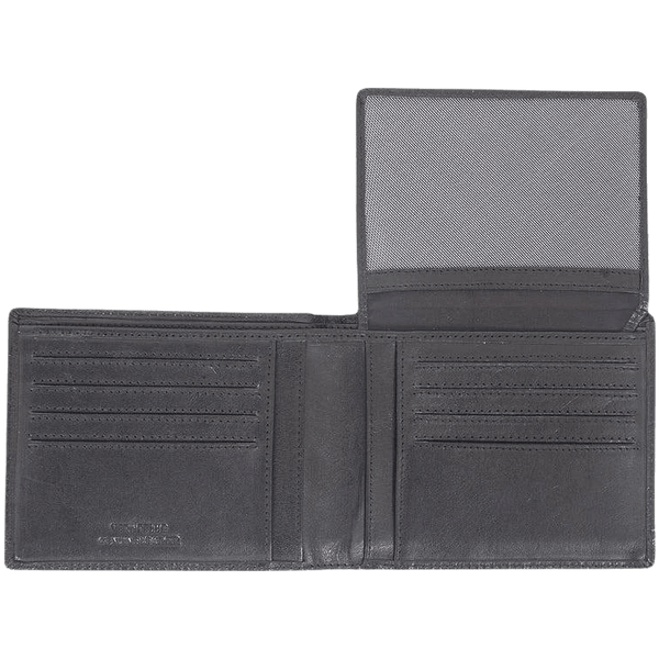 Gianni Conti 12C Bi Fold Wallet in Black