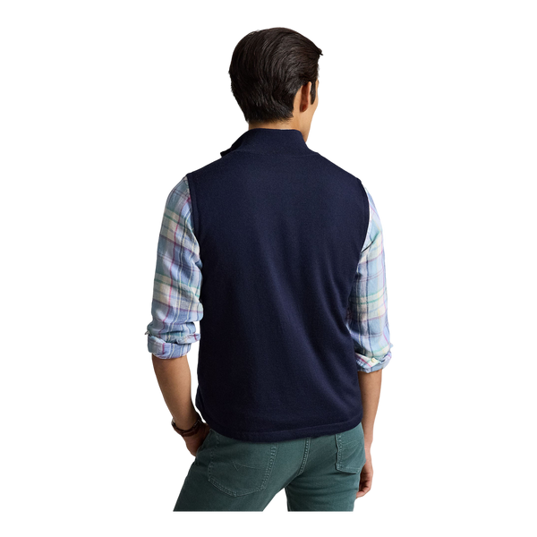 Polo Ralph Lauren Reversible Hybrid Sweater Vest Full Zip Gilet