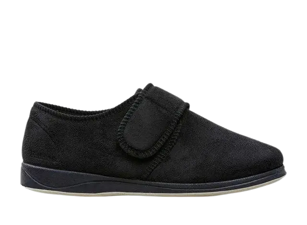 Padders Charles Slippers for Men in Black