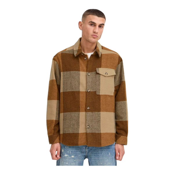 !SOLID Check Overshirt