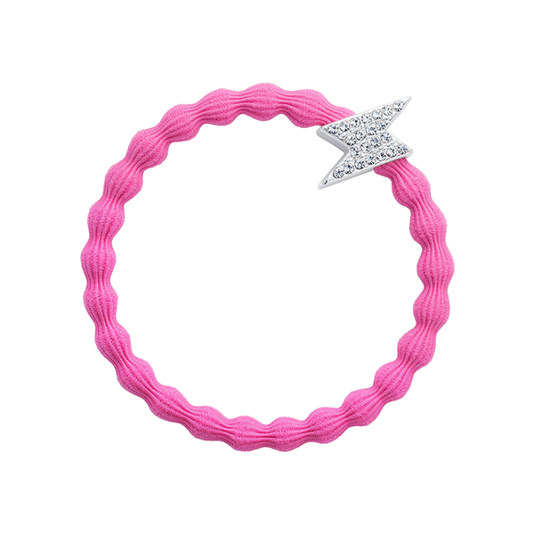 byEloise Silver Diamante Bolt Hair Band