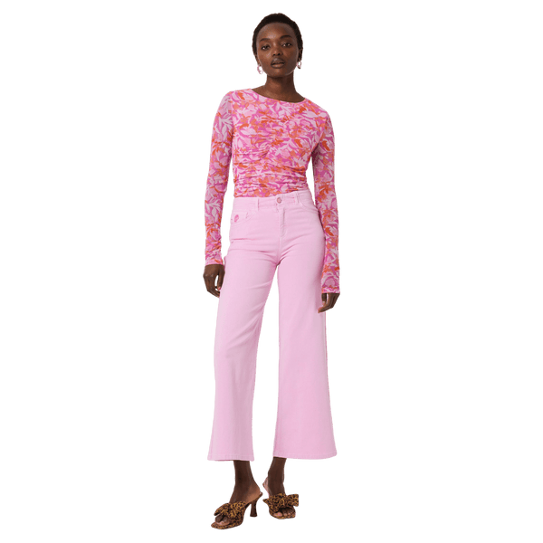 Fabienne Chapot Hayley Wide Leg Cropped Jeans