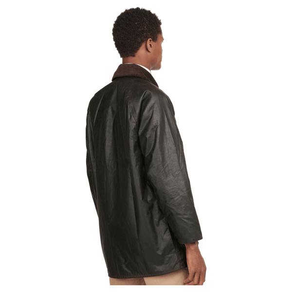 Barbour Beaufort Waxed Jacket in Sage