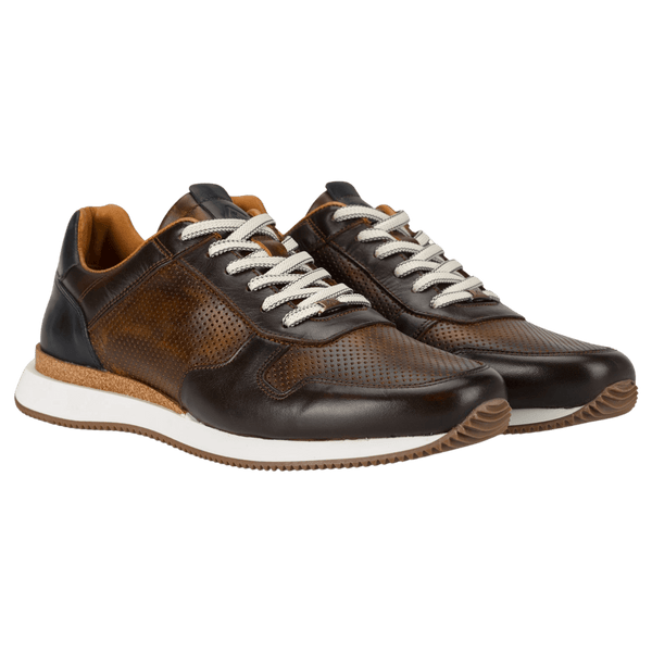 Ambitious Magma Leather Trainers for Men