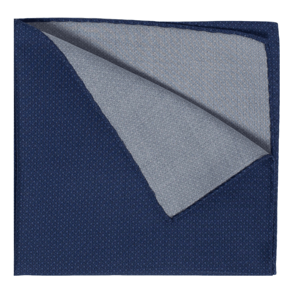 William David Plain Texture Printed Pocket Square