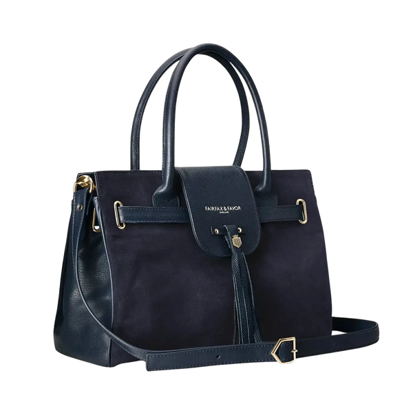Fairfax & Favor Windsor Handbag for Women in Navy