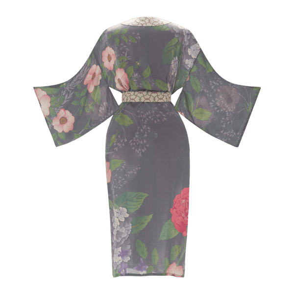 Powder Hedgerow Kimono Gown