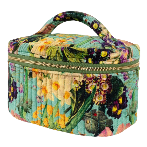 Powder Quilted Velvet Vanity Case