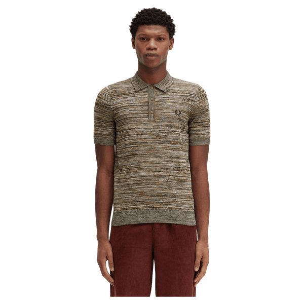 Fred Perry Space Dye Knitted Shirt