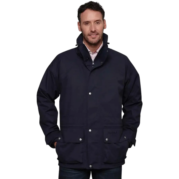Schoffel Ketton Packable Rain Jacket for Men in Navy