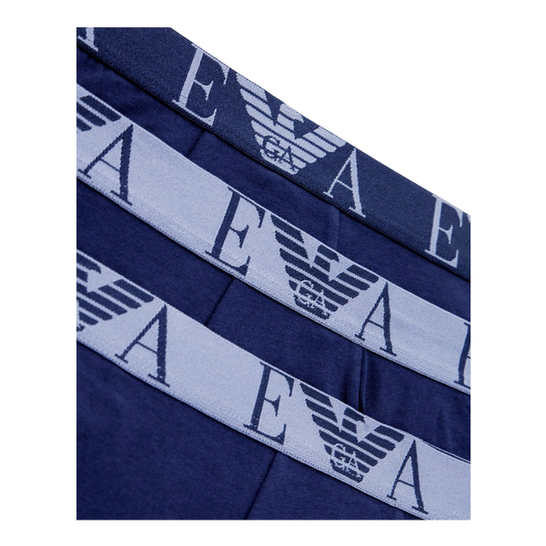 Emporio Armani 3 Pack Boxer Briefs with Bold Monogram Logo