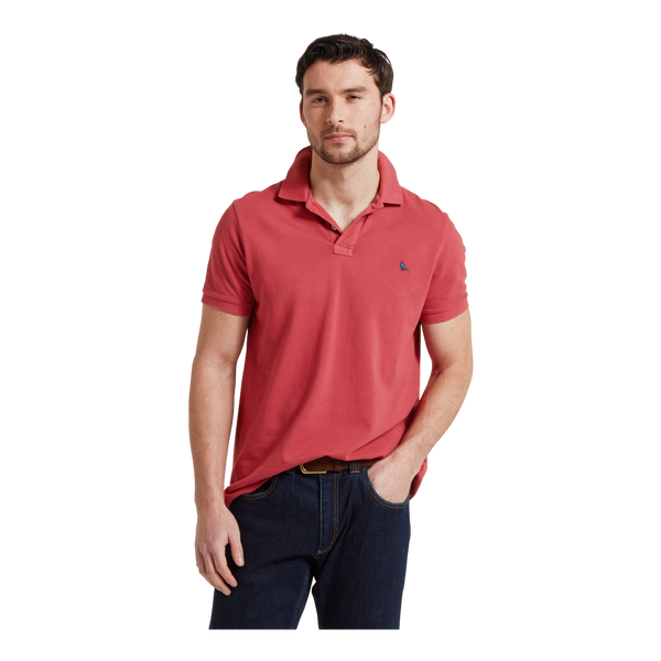Schoffel St Ives Garment Dyed Short Sleeve Polo Shirt