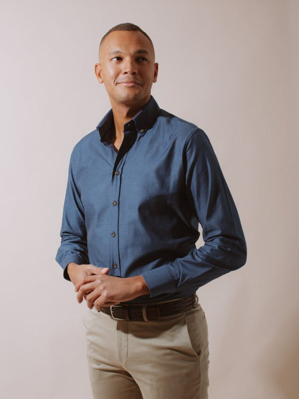 William David Southwold Button Down Twill Shirt