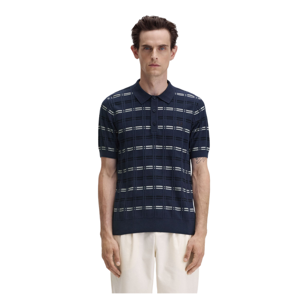 Fred Perry Rib Knitted Polo Shirt