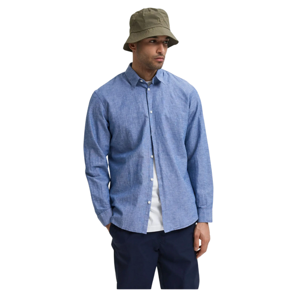 Selected Linen Long Sleeve Shirt for Men