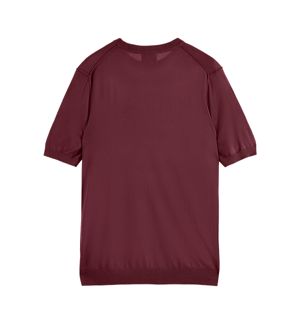 Scotch & Soda Regular Fit Knitted Short Sleeve Jumper