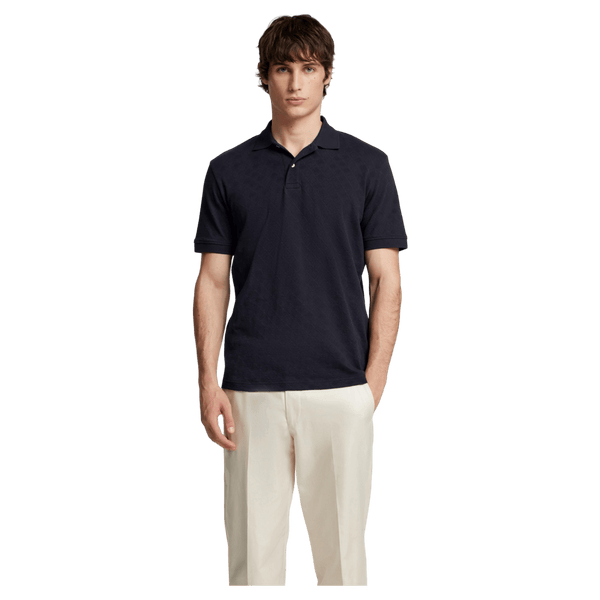 Selected Paul Short Sleeve Jacquard Polo