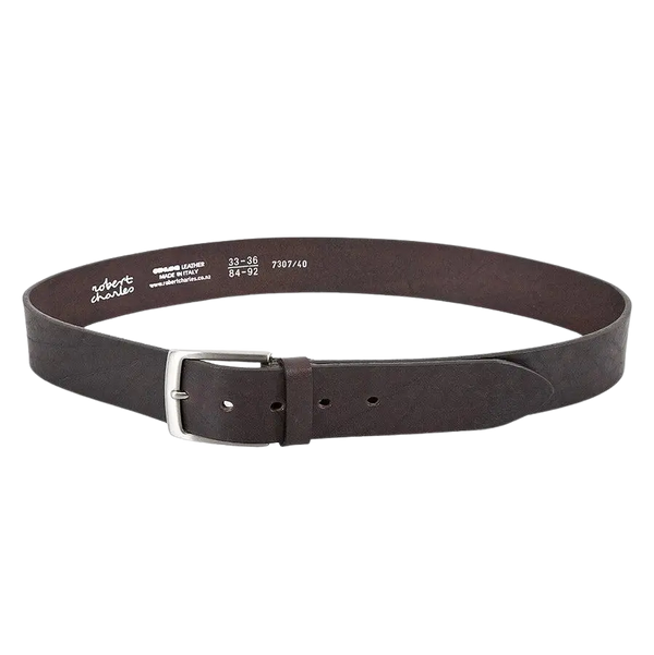 Robert Charles Leather Belt for Men in Brown 40mm