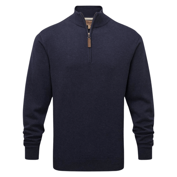 Schöffel Porthmeor Pima Cotton 1/4 Zip Jumper for Men