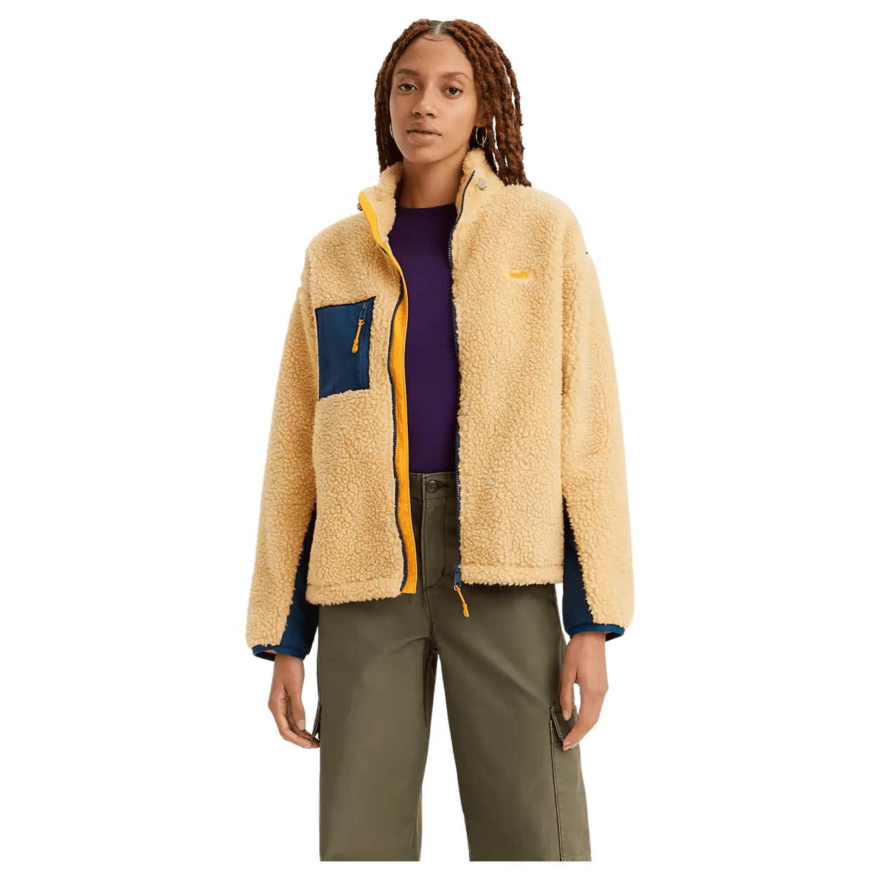 Big sherpa jacket clearance