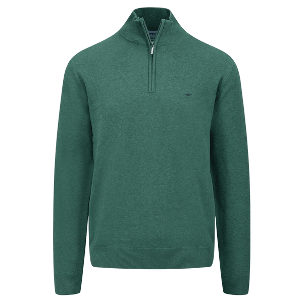Fynch-Hatton Troyer 1/4 Zip Cotton Jumper