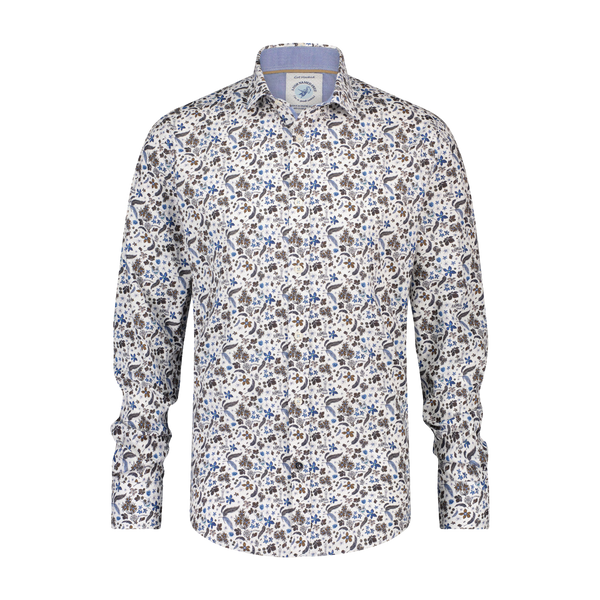 A Fish Named Fred Flower Long Sleeve Shirt