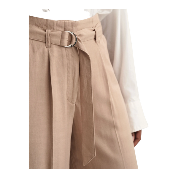 GANT Wide Cropped Belted Pants for Women