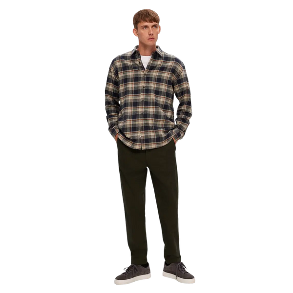 Selected Owen Checked Long Sleeve Flannel Shirt