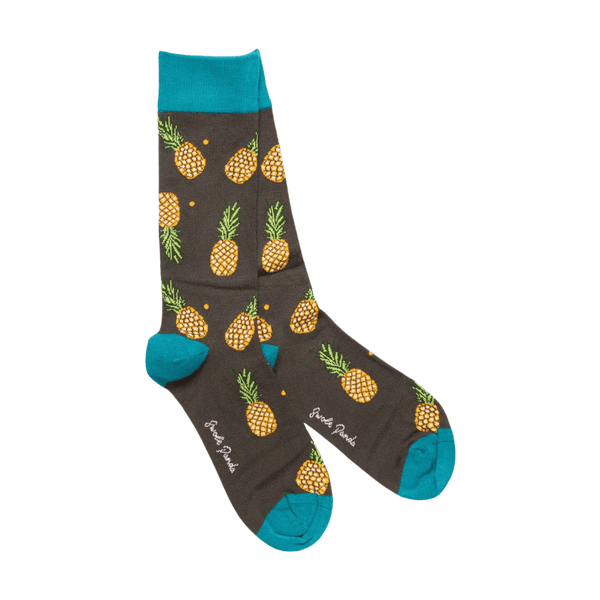 Swole Panda Patterned Bamboo Socks for Men