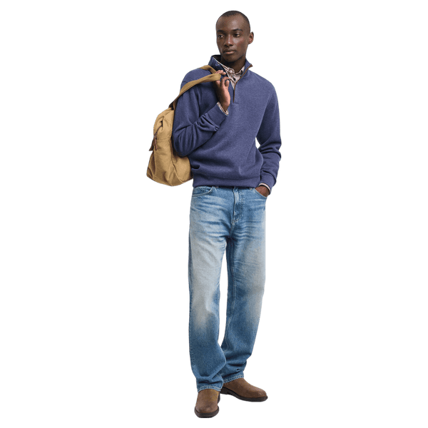 GANT Sacker Rib Half Zip Sweatshirt