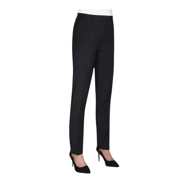 Torino Slim Leg Trouser in Black