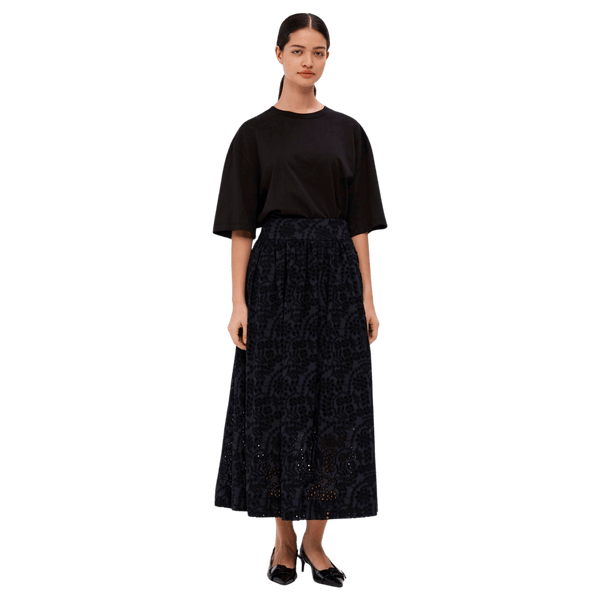 Object Broderie Anglaise Maxi Skirt for Women