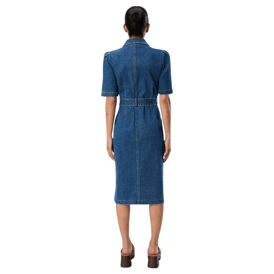 Object - Objseni Carol Denim Dress - 4743444 Incense Leo main image 1