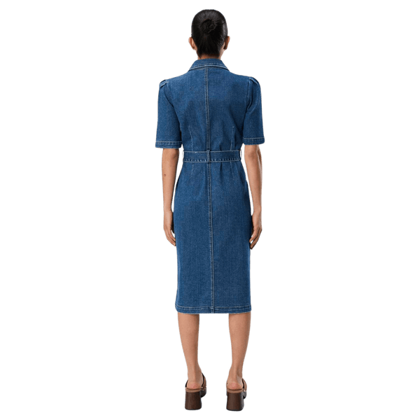 Object Carol Denim Midi Dress