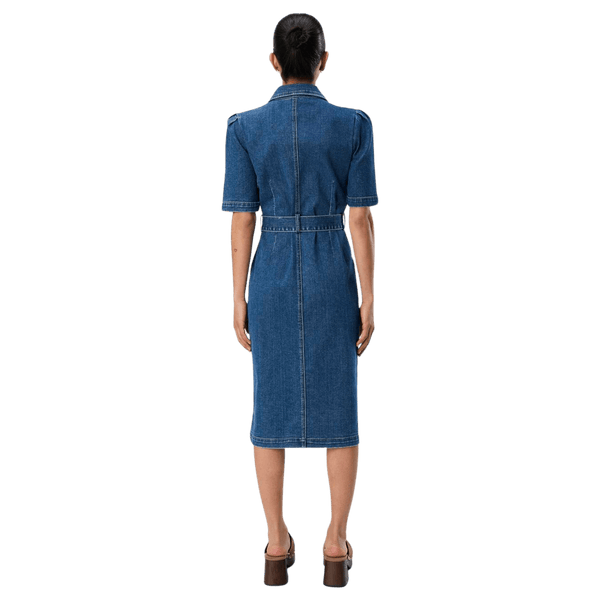 Object Carol Denim Midi Dress for Women