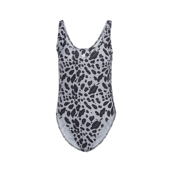 Adidas Essentials Animal Print U-Back Swimsuit for Women