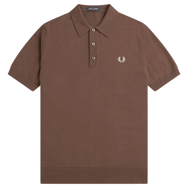 Fred Perry Short Sleeve Knitted Polo Shirt