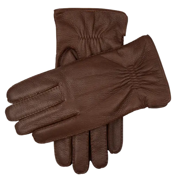 Dents Chalford Handsewn Three-Point Cashmere-Lined Deerskin Gloves for Men