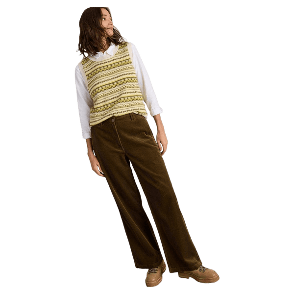 White Stuff Belle Cord Wide Leg Trousers