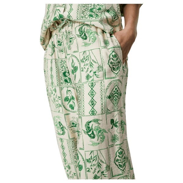 Object Jeli Printed High Waisted Trousers