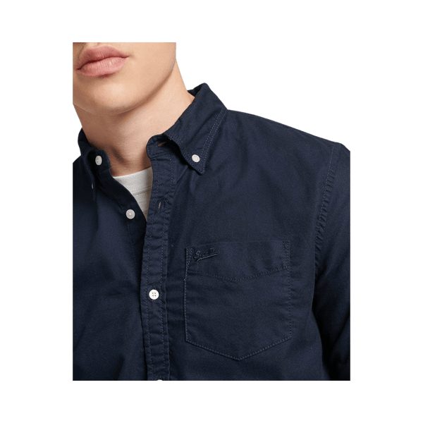 Superdry Organic Cotton Long Sleeve Oxford Shirt